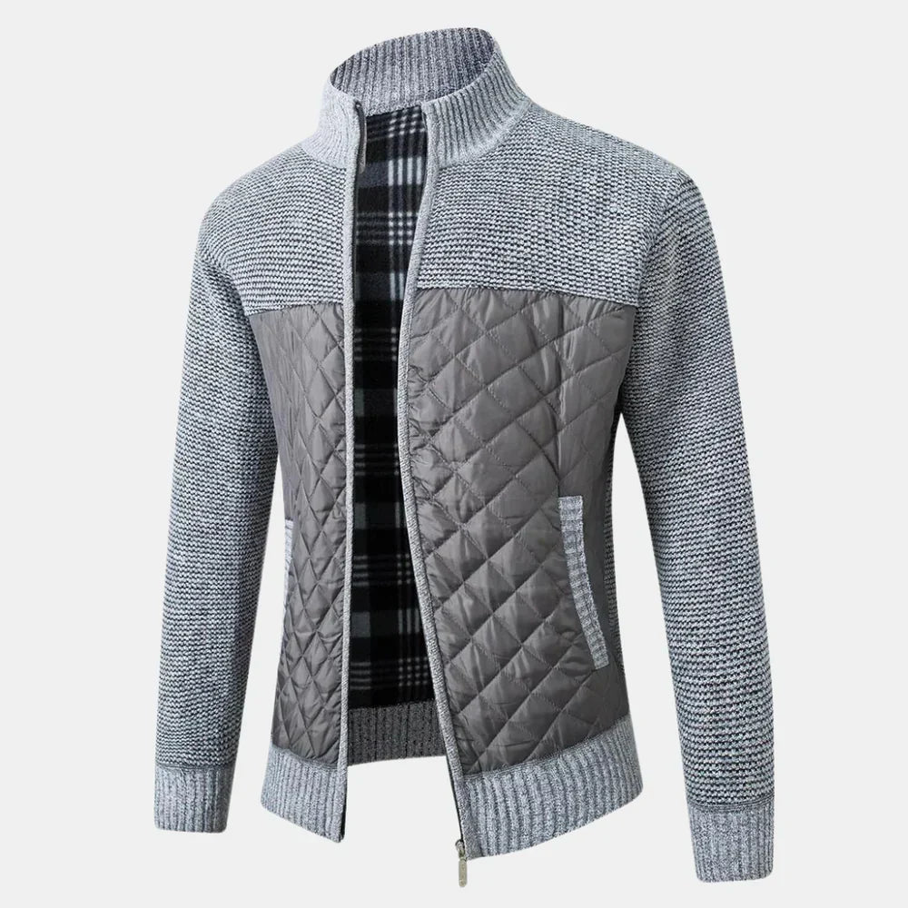 SPECIFIC™ | Strickjacke mit Stehkragen